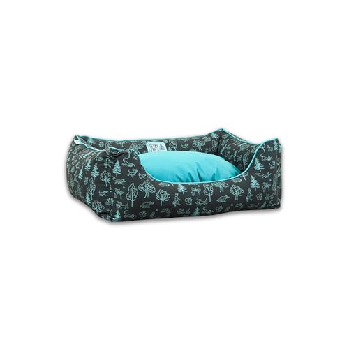 Akinu BÖHMERWALD Hundebett für Hunde - Nebeskablau, 65 x 45 cm, Orthopädisches Hundebett, Waschbar, mit Antirutsch-Unterlage, Ideal für kleine und mittelgroße Hunde Akinu BÖHMERWALD Hundebett für Hunde - Nebeskablau, 65 x 45 cm, Orthopädisches Hundebett, Waschbar, mit Antirutsch-Unterlage, Ideal für kleine und mittelgroße Hunde von Akinu
