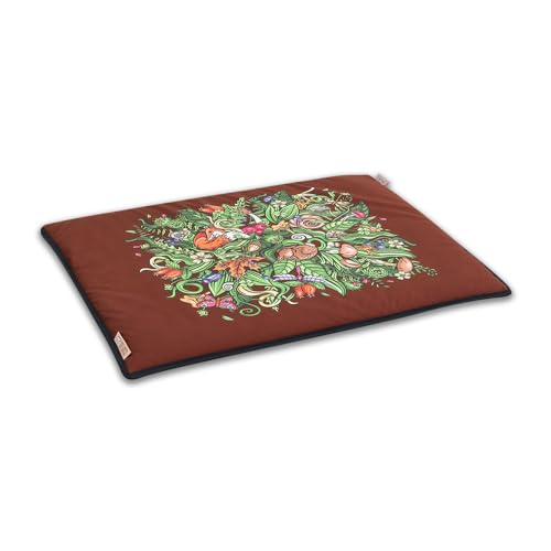 Akinu BÖHMERWALD Hundematte AUS DEM Wald UND DEN FARNEN, Braun, M 85x65 cm, rutschfest, Waschbar, Ideal für Unterwegs Akinu BÖHMERWALD Hundematte AUS DEM Wald UND DEN FARNEN, Braun, M 85x65 cm, rutschfest, Waschbar, Ideal für Unterwegs von Akinu