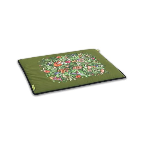 Akinu BÖHMERWALD Hundematte AUS DEM Wald UND DEN FARNEN, Waldgrün, S 70 x 54 cm, rutschfest, Waschbar, Perfekt für Unterwegs Akinu BÖHMERWALD Hundematte AUS DEM Wald UND DEN FARNEN, Waldgrün, S 70 x 54 cm, rutschfest, Waschbar, Perfekt für Unterwegs von Akinu