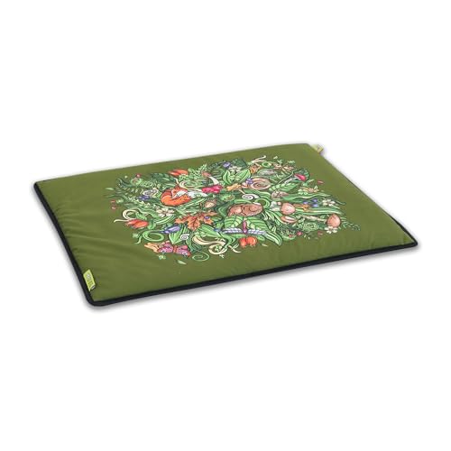 Akinu BÖHMERWALD Hundematte AUS DEM Wald UND DEN FARNEN M 85x65 cm – rutschfest, Waschbar, Bequeme Reiseunterlage für Hunde & Katzen Akinu BÖHMERWALD Hundematte AUS DEM Wald UND DEN FARNEN M 85x65 cm – rutschfest, Waschbar, Bequeme Reiseunterlage für Hunde & Katzen von Akinu