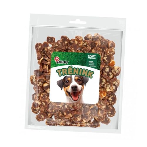 Akinu Hundeleckerli Lammchips mit Dorsch – Getreidefreie Hundesnacks, ideal für Training & Snack – 6er Pack (6 x 400 g) – Natürliche Belohnung für empfindliche Hunde. von Akinu