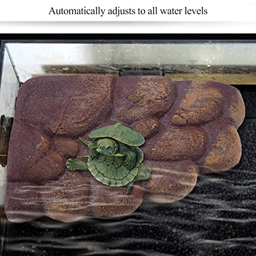 1 Stück Pu-Schaum Schildkröte Magnetische Schwimmende Insel für Halbwassertiere 1 Stück Pu-Schaum (NS-79 Groß) von Akozon