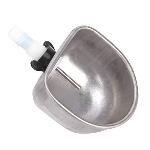 Akozon 10er-Pack Kaninchentränke aus Edelstahl – Bauernhofzubehör für Kaninchen, Marder, – Kaninchentränke und Trinknapf (Akozonbpxq7ed2fg-12) von Akozon