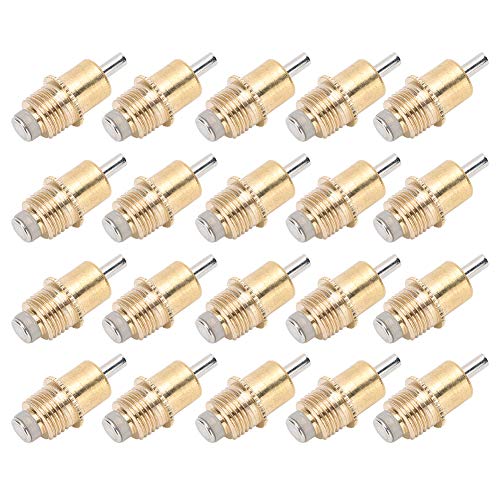Akozon 20pcs Automatische Kupferkopfkaninchen -Trinkbrunnen mit Geraden Klingentrinker von Akozon