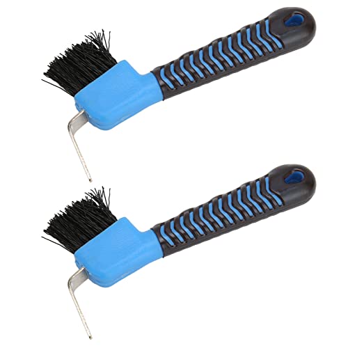 Akozon 2pcs Horse Pick -Pinsel Premium -Hufreinigungswerkzeug mit Weichem Touch Gummi Griff für die Pferdepflege Akozon 2pcs Horse Pick -Pinsel Premium -Hufreinigungswerkzeug mit Weichem Touch Gummi Griff für die Pferdepflege von Akozon