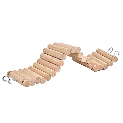 Akozon 7 5 30 cm Haustier Hamster Papageiaufklettern Soft Ladder Suspension Bridge Interaktive Vögel Ornamente für Zuhause von Akozon