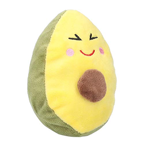 Akozon Avocado-förmige Haustier-Kauornamente, Plüsch-Hund, der Zahnen Spielt, mit Sound für Kleine Hunde, Professionelles Zubehör für den Einsatz Akozon Avocado-förmige Haustier-Kauornamente, Plüsch-Hund, der Zahnen Spielt, mit Sound für Kleine Hunde, Professionelles Zubehör für den Einsatz von Akozon