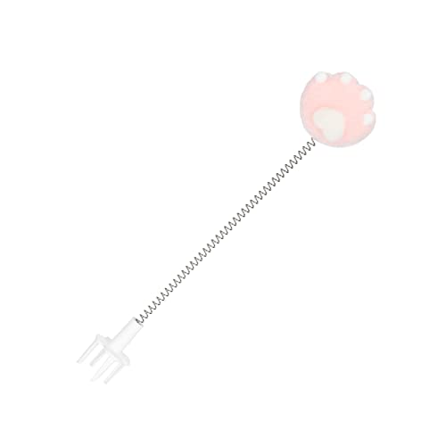 Elastische Feder-Ornamente für Katzen, Metalldrahtfeder, Lustiger Katzenstab, Interaktive Teaser-Ornamente für Haustiere, Katzenpfote, Schwarz, Professionelles Zubehör für den Elastische Feder-Ornamente für Katzen, Metalldrahtfeder, Lustiger Katzenstab, Interaktive Teaser-Ornamente für Haustiere, Katzenpfote, Schwarz, Professionelles Zubehör für den von Akozon