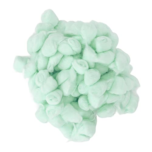 Akozon Hamster-Baumwollball für den Winter, Warm, Weich, Kleintier-Einstreu, Wattebausch für Hamster, Syrischer Hamster, Chinchilla, Regenbogen (Green) von Akozon