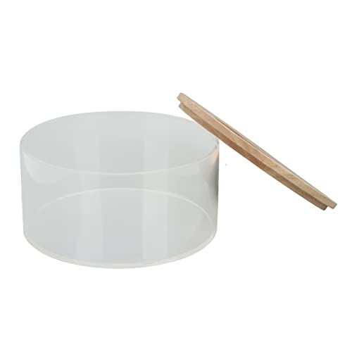 Hamster-Sandbadewanne, Kleine Runde Sandbox für Haustiere, Transparenter Acryl-Sandbadezimmer, Hamster-Sandbadewanne (Mittel) von Akozon