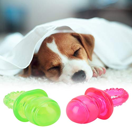 Akozon Haustier-Welpen-Spielzeug für Saubere Zähne der Molaren – Multifunktionales Schnuller-Kauspiel-Trainingsspielzeug für Hunde und Katzen von Akozon