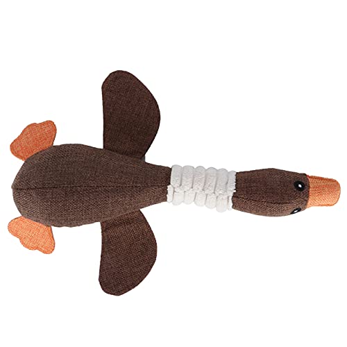 Akozon Plüsch-Wildgans-Soundspielzeug für Hunde und Katzen – Quietschendes Zahnkauspielzeug für Mittlere und Kleine Rassen – Weicher Stoff, Ideal für Zahnreinigung und Akozon Plüsch-Wildgans-Soundspielzeug für Hunde und Katzen – Quietschendes Zahnkauspielzeug für Mittlere und Kleine Rassen – Weicher Stoff, Ideal für Zahnreinigung und von Akozon