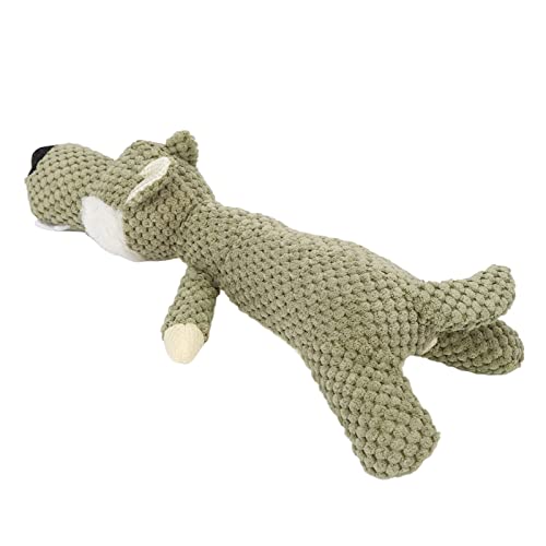 Akozon Quietschende Ornamente für Hunde, Zahnreinigung, Interaktiv, Niedliche Wolfsform, Plüsch-Welpen-Kauornamente für Kleine und Mittelgroße Haustiere Akozon Quietschende Ornamente für Hunde, Zahnreinigung, Interaktiv, Niedliche Wolfsform, Plüsch-Welpen-Kauornamente für Kleine und Mittelgroße Haustiere von Akozon