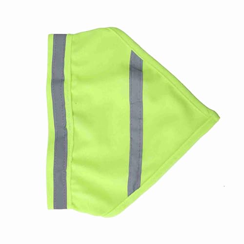 Akozon Reflektierender Haustierhund Welpe Schalehaller Lätzchenhalshals Fluoreszierende Orange groß für Zuhause (L) von Akozon
