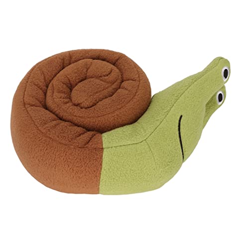 Akozon Snail Squeaky Dog, Polyester-Beißpuzzle, Interaktives Kauspielzeug für Welpen, Snail Squeaky Dog Akozon Snail Squeaky Dog, Polyester-Beißpuzzle, Interaktives Kauspielzeug für Welpen, Snail Squeaky Dog von Akozon