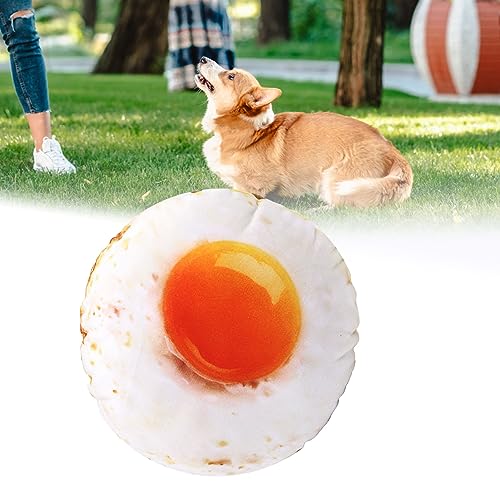 Akozon Spiegelei-Plüsch-Hundeornamente, Lustige Niedliche Cartoon-3D-Simulation, Zähneknirschen, Lindert Langeweile, Haustier-Kauornamente für Hunde, Welpen, Haustiere Akozon Spiegelei-Plüsch-Hundeornamente, Lustige Niedliche Cartoon-3D-Simulation, Zähneknirschen, Lindert Langeweile, Haustier-Kauornamente für Hunde, Welpen, Haustiere von Akozon