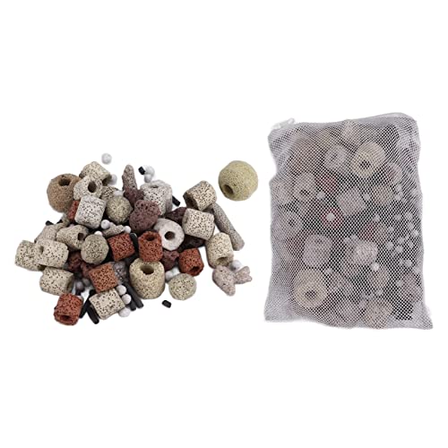 Aquarium Bio Balls Keramikringe Set 10 in 1 Aktivkohle Biologische Filtermedien für Aquarium Teich Professionelles Zubehör für den Einsatz Aquarium Bio Balls Keramikringe Set 10 in 1 Aktivkohle Biologische Filtermedien für Aquarium Teich Professionelles Zubehör für den Einsatz von Akozon