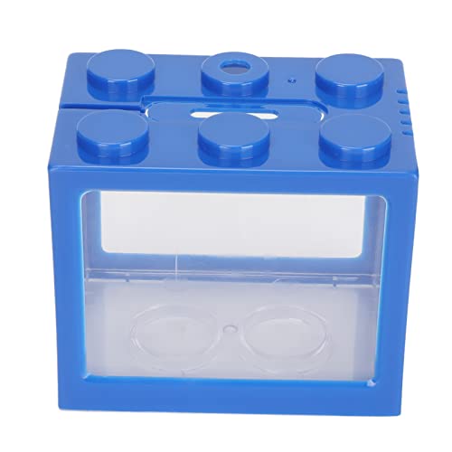 Akozon Baustein-Aquarium, Kaskadierbares Aquascape, Blaues Mini-Betta-Aquarium für Büro, Zuhause, Schreibtisch-Dekoration, Professionelles Zubehör für den Einsatz Akozon Baustein-Aquarium, Kaskadierbares Aquascape, Blaues Mini-Betta-Aquarium für Büro, Zuhause, Schreibtisch-Dekoration, Professionelles Zubehör für den Einsatz von Akozon