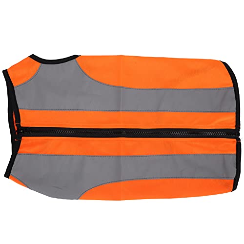 Haustier-Nacht-Sicherheitskleidung, Leuchtende Jacke, Leichte Reflektierende Weste, Reißverschluss für Hunde, Haustier-Nachtsicherheit (XL) von Akozon