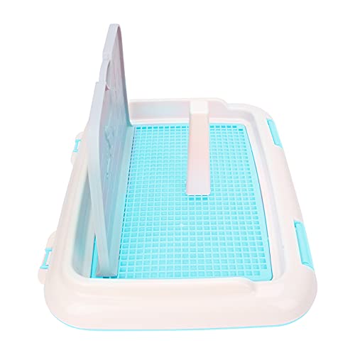 Hundetoilette Indoor Puppy Training Toilette Katze Töpfchen Zaun Hund Geplantes Urinieren Töpfchen Hundetoilette (Blau) von Akozon