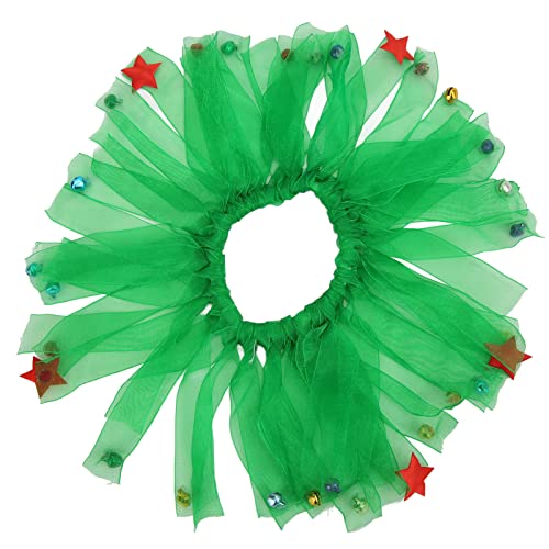 Jingle Bells Deko-Hundehalsband, Haustier-Party-Halsband, Urlaubszubehör für Hunde, Katzen, Kaninchen (M) von Akozon