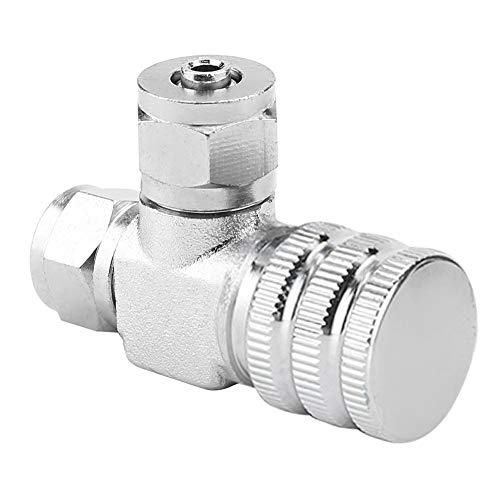 Wasserhahn, Aquarium-System, CO2-Regler, Nadel für Aquariumtank, Rückschlagschutz, Blasenzähler, Zubehör für Fischtank 02# Co2-Regler für Aquarien (02#) von Akozon