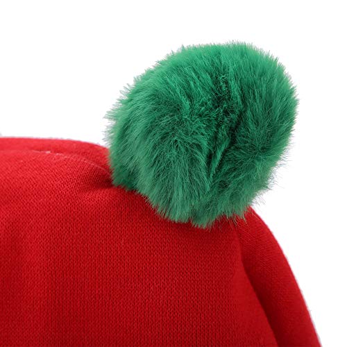 Weihnachten Modisches Haustierkostüm Hundepartys Weihnachten Dekorative Kleidung Warmer Wintermantel (S) Mantel (S-Rot) von Akozon