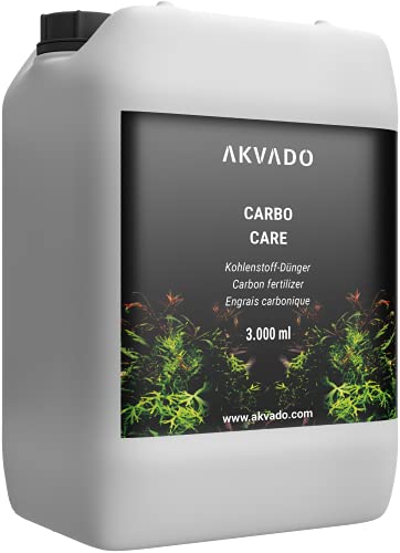 Akvado Carbo Care - Flüssiger Kohlenstoff Dünger für schnellen und gesunden Pflanzenwuchs, 3000 ml von Akvado
