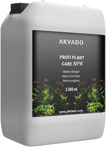 Akvado Profi Plant Care NPK - Makro Dünger für Aquarienpflanzen, 3000 ml von Akvado