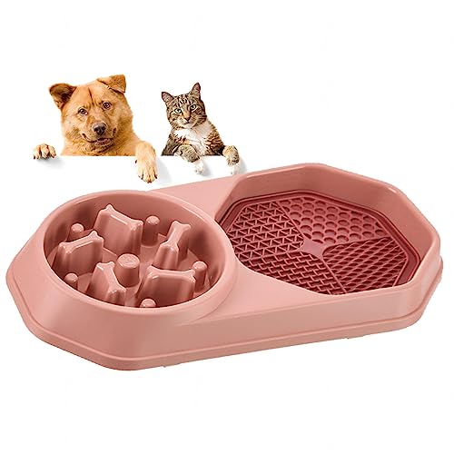 Antischlingnapf Katze, Labyrinth Interaktive Slow Feedernapf Schleckmatte Hund,für Linderung von Hundeangst Schlingnapf Hunde, Für Kleine, Mittelgroße Und Große Rassen,A-Pink Antischlingnapf Katze, Labyrinth Interaktive Slow Feedernapf Schleckmatte Hund,für Linderung von Hundeangst Schlingnapf Hunde, Für Kleine, Mittelgroße Und Große Rassen,A-Pink von Alacritua