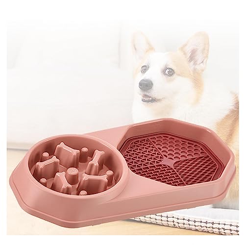 Slow Feeder Hund, Labyrinth Interaktive Slow Feedernapf Schleckmatte Hund,für Linderung von Hundeangst Schlingnapf Katze, Für Kleine, Mittelgroße Und Große Rassen,A-Pink Slow Feeder Hund, Labyrinth Interaktive Slow Feedernapf Schleckmatte Hund,für Linderung von Hundeangst Schlingnapf Katze, Für Kleine, Mittelgroße Und Große Rassen,A-Pink von Alacritua