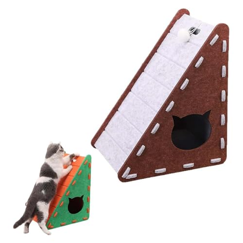 Mellowkin Katzenkratzer, Mellowkin Katzenkratzer, Filz, Kratzmatte, Spielspielzeug (Beige) von Alapek