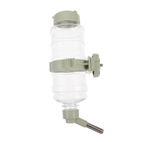 Alasum 1 Stück Hängender Trinkbrunnen Wasserfütterung Spender Automatische Tränke für Haustiere wasserflasche milchflasche Trinkbrunnen für Haustiere Haustierwasserfuttermittel pp Grün von Alasum