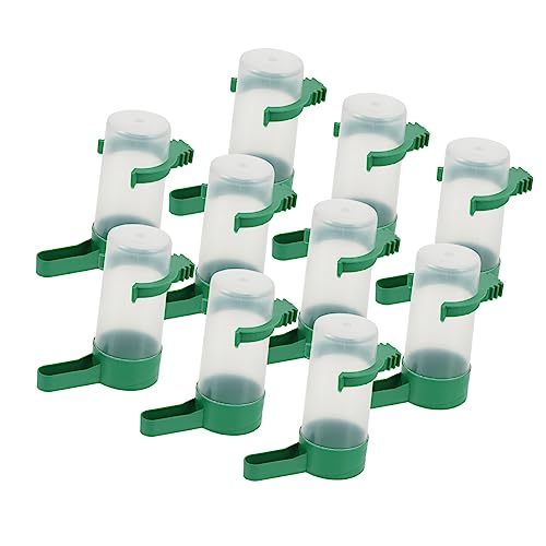 Alasum 10Stücke Automatischer Wasserspender für Papageienkäfigzubehör Großer Wassertank Design für Tauben und Andere Haustiere Einfache Handhabung und Pflege Alasum 10Stücke Automatischer Wasserspender für Papageienkäfigzubehör Großer Wassertank Design für Tauben und Andere Haustiere Einfache Handhabung und Pflege von Alasum