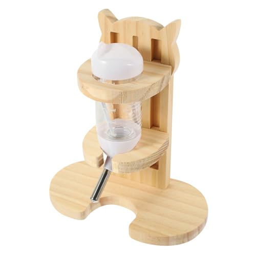 Alasum 1Satz Hamster Wasserflasche mit Halter Transparente Trinkflasche für Hamster und Kleine Tiere Einfach zu Bedienen und Hygienisch für Haustierbedarf von Alasum
