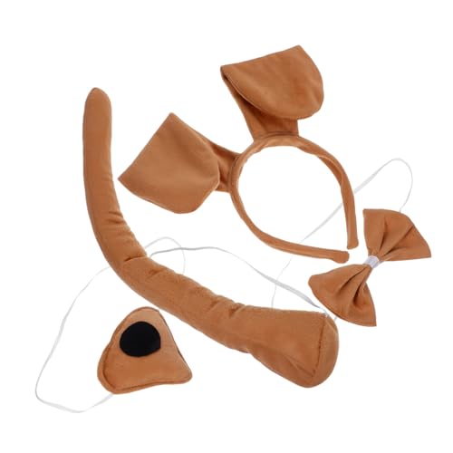 Alasum 1Satz Welpenkostüm Set für Teiliges Tierkostüm mit Süßem Stirnband und Nase für Partys Cosplay und Tägliches Spiel Weiches Material für Hohen Alasum 1Satz Welpenkostüm Set für Teiliges Tierkostüm mit Süßem Stirnband und Nase für Partys Cosplay und Tägliches Spiel Weiches Material für Hohen von Alasum