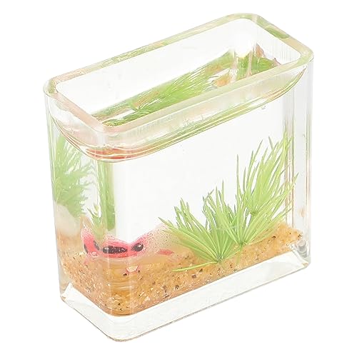 Alasum 1stück Miniatur Fisch Tank Dekoratives Mini Haus Ornament Für Landschaften Fischschale Für Kreative Projekte Hochwertigem Gefertigt Alasum 1stück Miniatur Fisch Tank Dekoratives Mini Haus Ornament Für Landschaften Fischschale Für Kreative Projekte Hochwertigem Gefertigt von Alasum