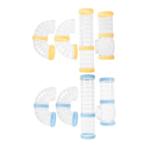 Alasum 2 Sätze Hamster Tunnel Pack Transparente Rohre DIY Verbindungsstücke Außentunnel für Käfig Erweiterung Zwerghamster Zubehör für Kleine Haustiere Wie Meerschweinchen Igel und Alasum 2 Sätze Hamster Tunnel Pack Transparente Rohre DIY Verbindungsstücke Außentunnel für Käfig Erweiterung Zwerghamster Zubehör für Kleine Haustiere Wie Meerschweinchen Igel und von Alasum