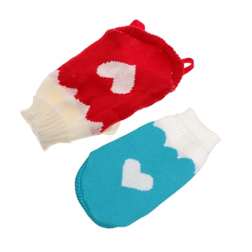 Alasum 2 Stück Haustierpullover Für Kleine Hunde Wintermäntel Katzenpullover Kleiner Welpenpullover Hundebekleidung Kleine Hundekleidung Katzen Winteranzug Gestrickter Alasum 2 Stück Haustierpullover Für Kleine Hunde Wintermäntel Katzenpullover Kleiner Welpenpullover Hundebekleidung Kleine Hundekleidung Katzen Winteranzug Gestrickter von Alasum