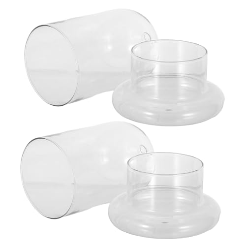 Alasum 2 Stück Landschafts Glasflasche mit Öffnung Moos Terrarium DIY Ökosystem Dekorative Miniatur Glasflasche für Haus Büro Natürliche Tischdekoration Alasum 2 Stück Landschafts Glasflasche mit Öffnung Moos Terrarium DIY Ökosystem Dekorative Miniatur Glasflasche für Haus Büro Natürliche Tischdekoration von Alasum