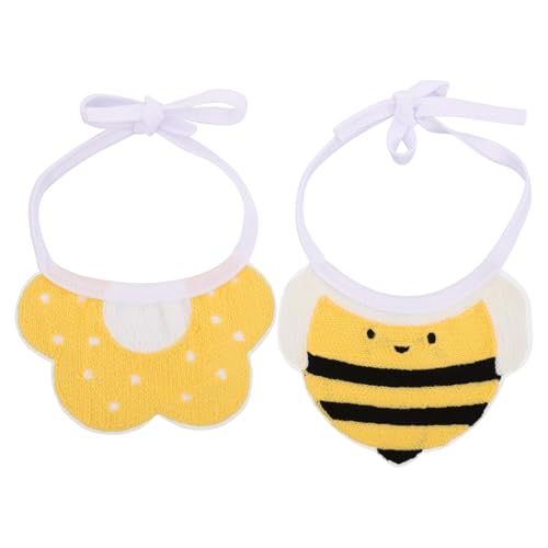 Alasum 2stücke Hundelätzchen Für Kleine Hunde Gestrickt Mit Blumen Und Bienenmuster Haustierschal Als Accessoire Für Spaziergänge Und Feste Einfach Anzubringendes Halsband Für Alasum 2stücke Hundelätzchen Für Kleine Hunde Gestrickt Mit Blumen Und Bienenmuster Haustierschal Als Accessoire Für Spaziergänge Und Feste Einfach Anzubringendes Halsband Für von Alasum