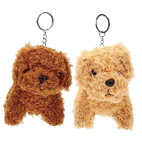 Alasum 2stücke Plüsch Hund Spielzeug Stofftier Hund Hänge Anhänger Tasche Für Jungen Mädchen Junge Mädchen Dekoration Geburtstagsgeschenk Weihnachten von Alasum