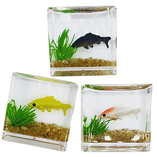 Alasum 3stücke Miniatur Fisch Tanks Widerstandsfähige Dekoration Für Puppenhäuser Mini Fischschalen Für Kreative Wohnaccessoires Alasum 3stücke Miniatur Fisch Tanks Widerstandsfähige Dekoration Für Puppenhäuser Mini Fischschalen Für Kreative Wohnaccessoires von Alasum