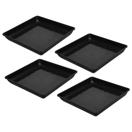Alasum 4 Stück Blumenuntersetzer Stabilem Material Rechteckige Tropfschalen für Pflanzen zur Wasseraufnahme für Töpfe Aller Farben Innenräume Alasum 4 Stück Blumenuntersetzer Stabilem Material Rechteckige Tropfschalen für Pflanzen zur Wasseraufnahme für Töpfe Aller Farben Innenräume von Alasum
