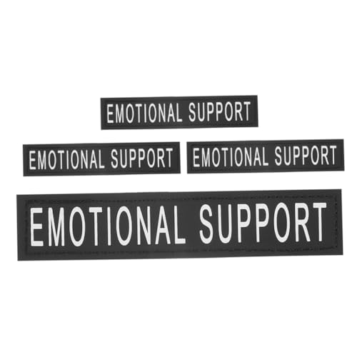 Alasum 4 Stück Emotionale Unterstützungs-Patches, Reflektierende Hundegeschirr-Patches, Haustier-sicherheits-Patches, Tierwesten-Patches, Therapie-hundeausrüstung, Sicherheits-Patches Alasum 4 Stück Emotionale Unterstützungs-Patches, Reflektierende Hundegeschirr-Patches, Haustier-sicherheits-Patches, Tierwesten-Patches, Therapie-hundeausrüstung, Sicherheits-Patches von Alasum