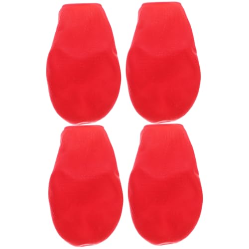 Alasum 4 Stück Pet Schutzschuhe Teiliges wasserdichte Hundestiefel Rot rutschfeste und Outdoorschuhe für und Sportaktivitäten von Alasum