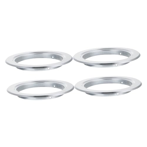 Alasum 4 Stück Teiliges Aluminium Brutkasten Schutzring für Vogelnester Robust und Leicht Effektiver Schutz gegen Bissschäden Passend für Nistkästen und Vogelhäuser von Alasum