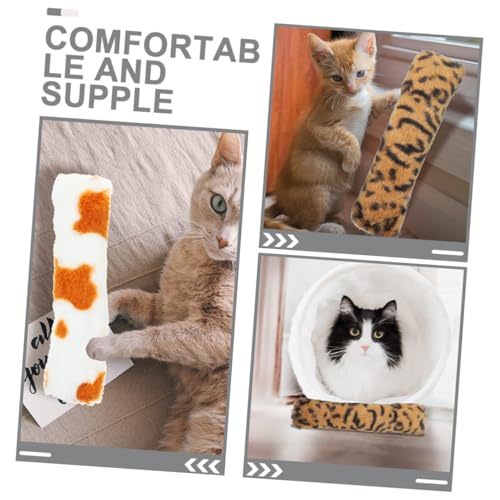 Alasum 4 Stück Teiliges Katzenkissen mit Katzenminze Beißfestes Katzen Interaktives Kauspielzeug zur Stressreduktion und Zahnpflege für Indoor Katzen von Alasum