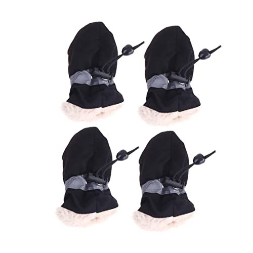 Alasum 4Stücke Hundeschuhe für rutschfeste Pfotenschutzstiefel Dickes Plüschfutter Outdoor Schuhe für Kleine bis Große Schutz für Empfindliche Alasum 4Stücke Hundeschuhe für rutschfeste Pfotenschutzstiefel Dickes Plüschfutter Outdoor Schuhe für Kleine bis Große Schutz für Empfindliche von Alasum