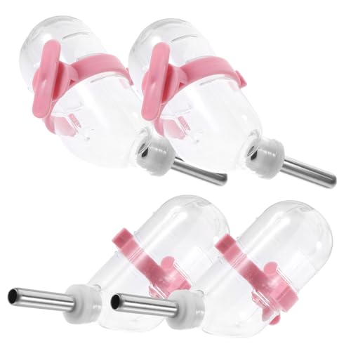 Alasum 4Stücke Teiliges Wasserflasche für Kleine Automatischer Wasserspender für Hamster Meerschweinchen und Auslaufsicher zu Installieren Alasum 4Stücke Teiliges Wasserflasche für Kleine Automatischer Wasserspender für Hamster Meerschweinchen und Auslaufsicher zu Installieren von Alasum